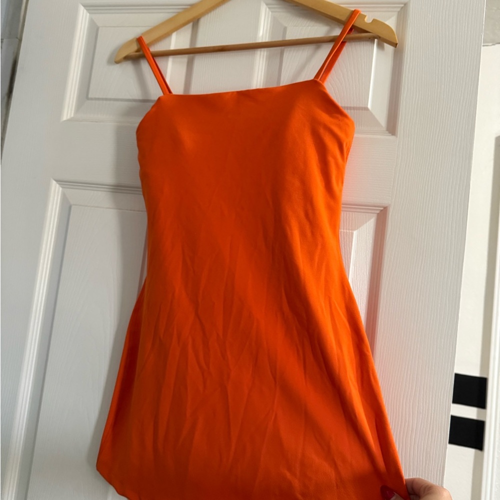 Vibrant Orange Dress